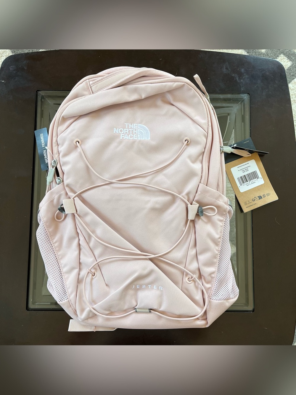 The North Face Women Jester Backpack 27L Laptop Bag 'Pink Moss' NWT